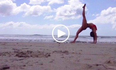 Meghan Currie Beach video