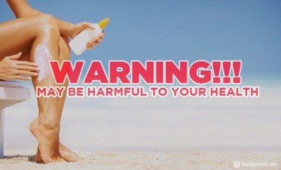 product warning sunscreen