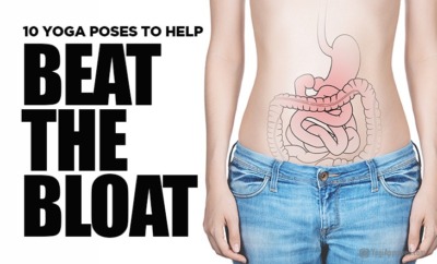 10 poses to beat the bloat