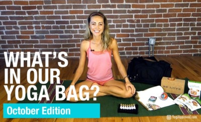 whats in our yoga bag october