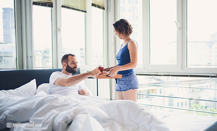 Valentines Day Breakfast In Bed