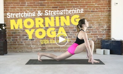 morning yoga with kassandra video