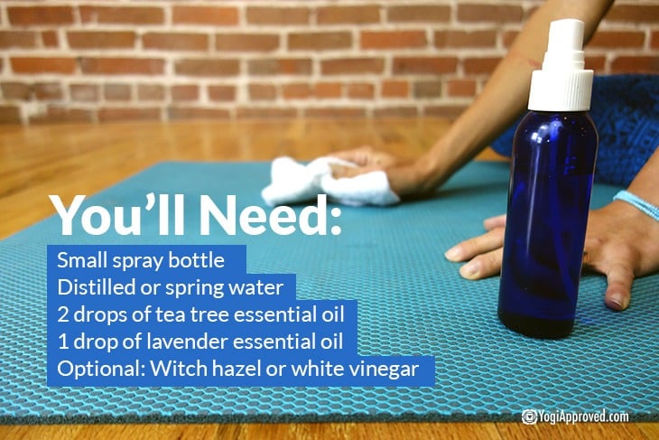 Yoga Mat Cleaner Spray, Cleaning Spray for Yoga Accessories, All Purpose  Mat Spray for Gym Equipment, Workout Mat Spray With Tea Tree Oil, Yoga Mat