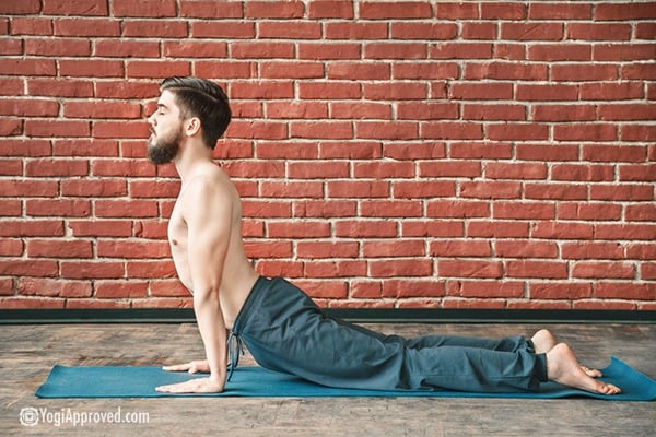 Premium Photo  Athletic strong man practicing difficult yoga pose.