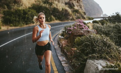running stretches
