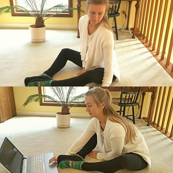 Tarasana laptop