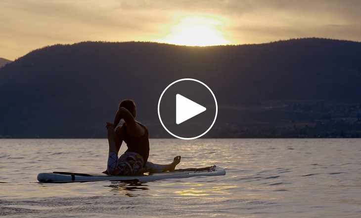 Peaceful Sunset Sup Flow Videod