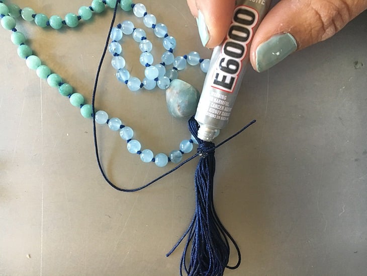 Diy mala hot sale bead necklace