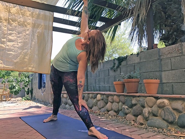 Trikonasana-pose