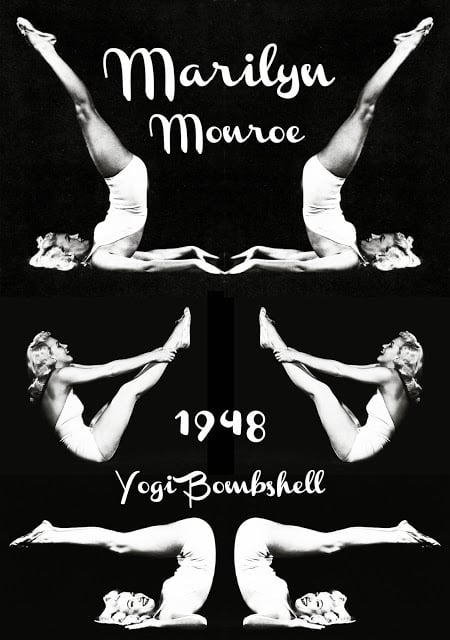 marilyn-yoga-pose-poster