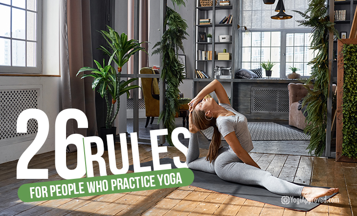 26 Rules for People Who Practice Yoga to Lead By Example