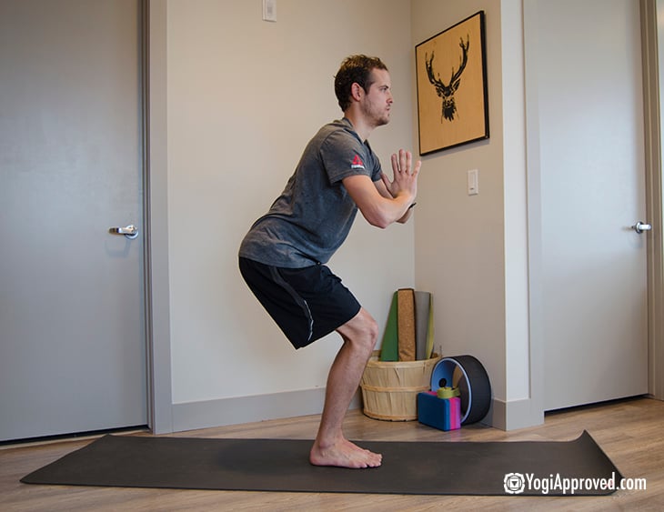 Sportive Couple are Doing Yoga Indoors Stock Photo - Image of exercise,  flexibility: 60446232