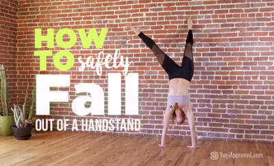 how to fall handstand featured