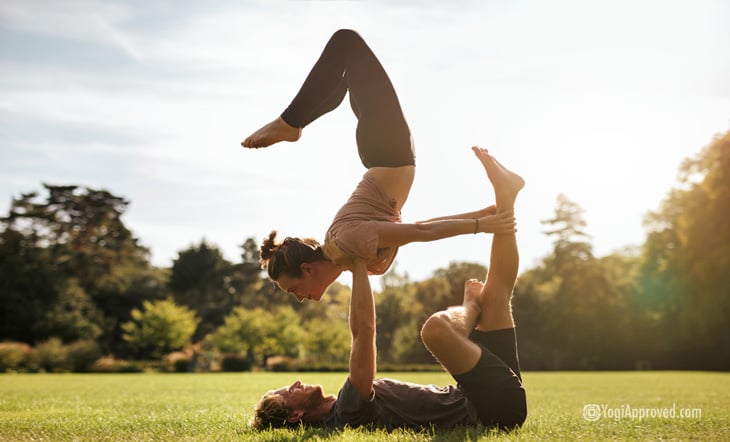 Acrobatics and yoga come together: Check out 'acroyoga' in Costa Mesa –  Orange County Register