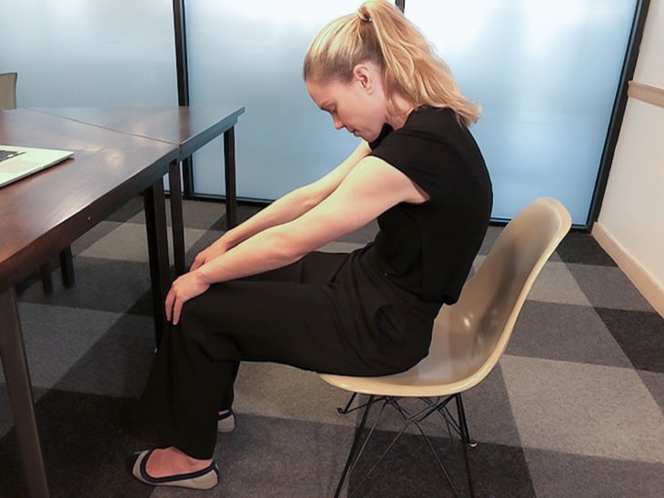 I Tried Chair Yoga — Here's What It Was Like