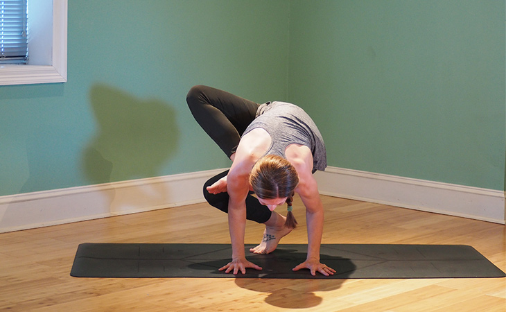 Taking Flight with Baby Grasshopper Pose | Gemma Murphy Yoga