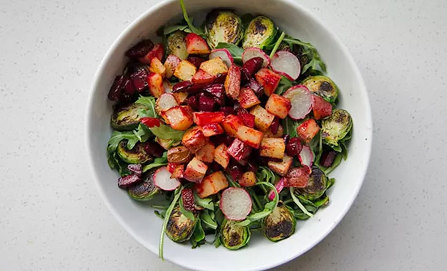 This Tangy Warming Root Vegetable Salad Recipe Is Perfect For Winter