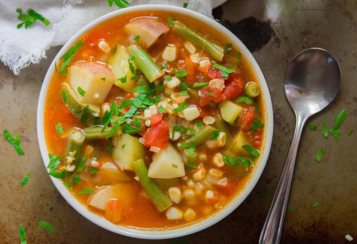 easy summer veggie soup