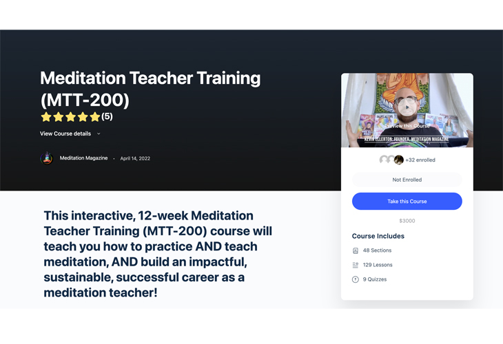 Meditation Teacher Training Meditation Magazine