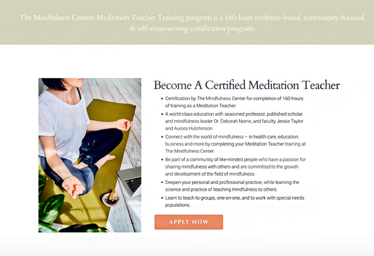 Mindfulness Center SOMA Meditation Teacher Training 2