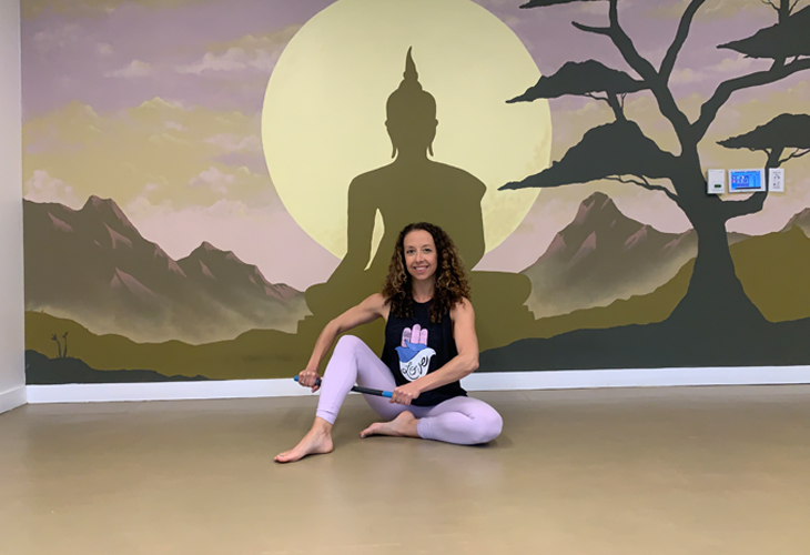 Yoga for Plantar Fasciitis part 2 with Gwen Lawrence - YouTube